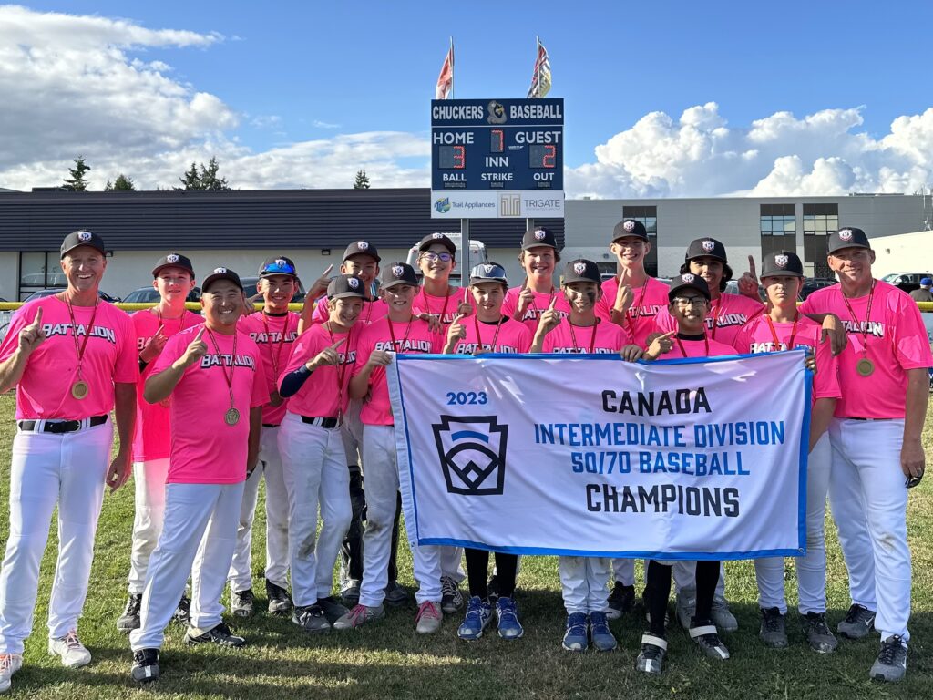 Vancouver Battalion 2023 Intermediate 50/70 Canada Champions